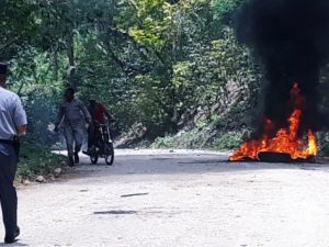 Los jóvenes del club deportivo de la sección Las Auyamas de Polo