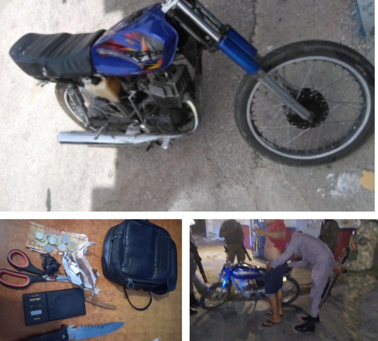 PN Recupera motocicleta