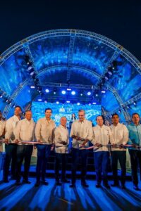 Presidente Abinader inaugura Anfiteatro La Gaviota en Ciudad Juan Bosch